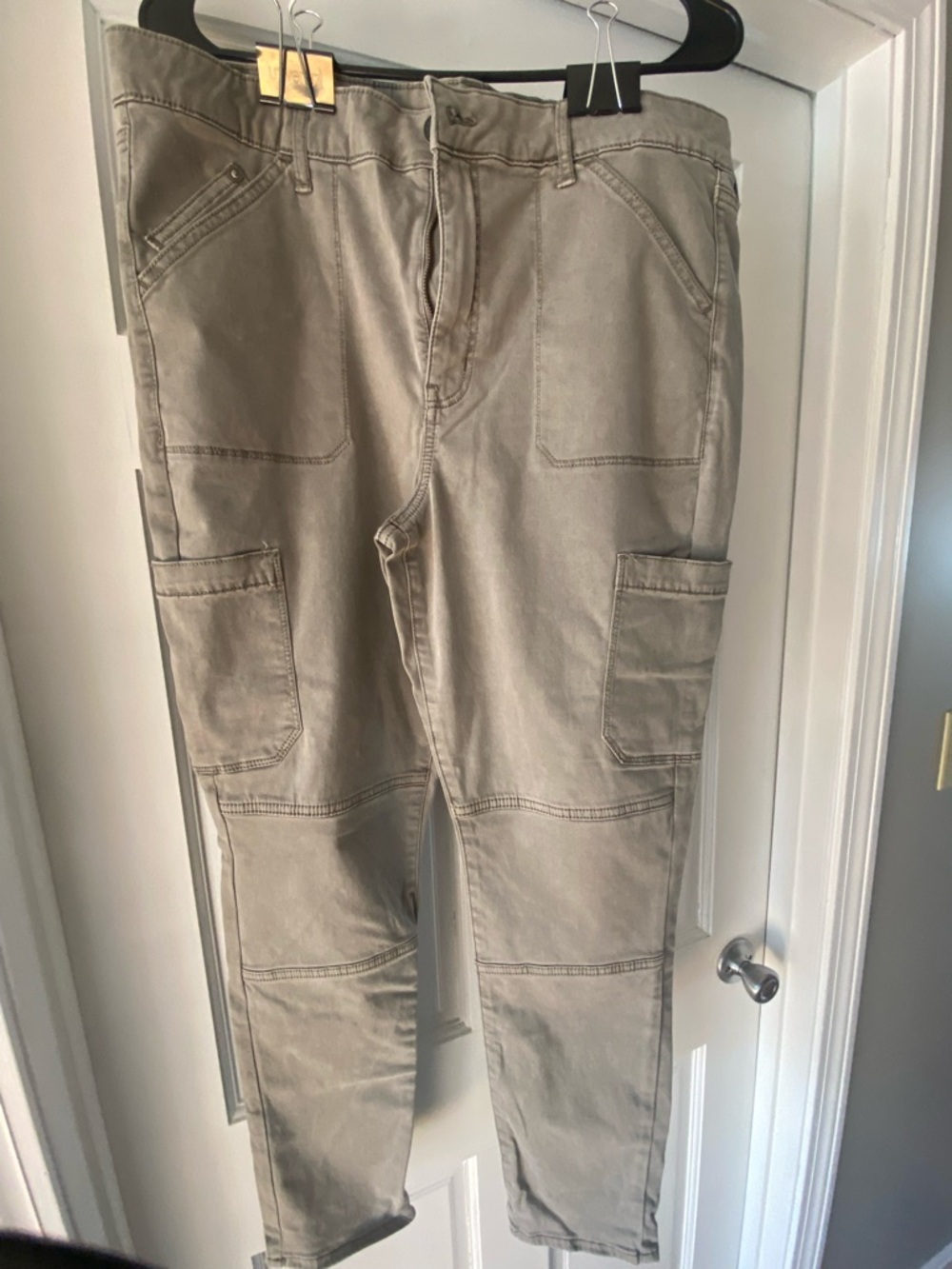 American Eagle Size 16 Hi-Rise Super Stretch Olive Green jegging